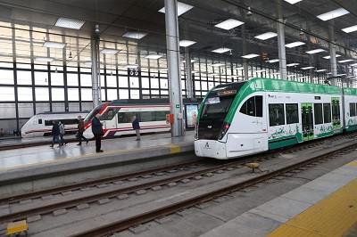 El tranv�a de la Bah�a de C�diz realiza su primer recorrido de pruebas completo